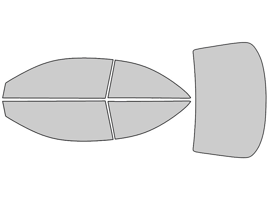 Mercedes-Benz CLK-Class 2003-2009 Coupe Window Tint