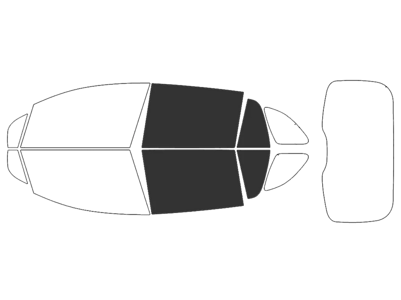 Rvinyl™ Mercedes-Benz EQS 2023-2026 Carbon Ceramic Precut Window Tint (SUV)