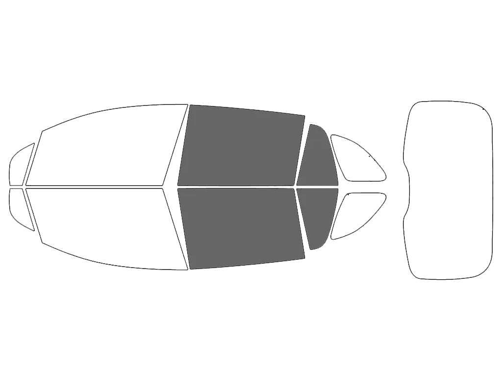 Rvinyl™ Mercedes-Benz EQS 2023-2026 Carbon Ceramic Precut Window Tint (SUV)
