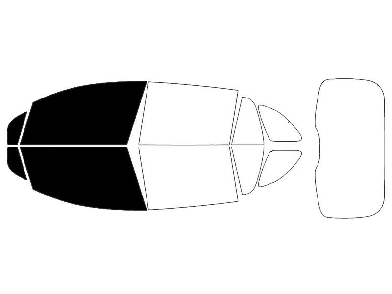 Rvinyl™ Mercedes-Benz EQS 2023-2026 Carbon Ceramic Precut Window Tint (SUV)