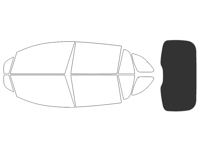 Rvinyl™ Mercedes-Benz EQS 2023-2026 Carbon Ceramic Precut Window Tint (SUV)