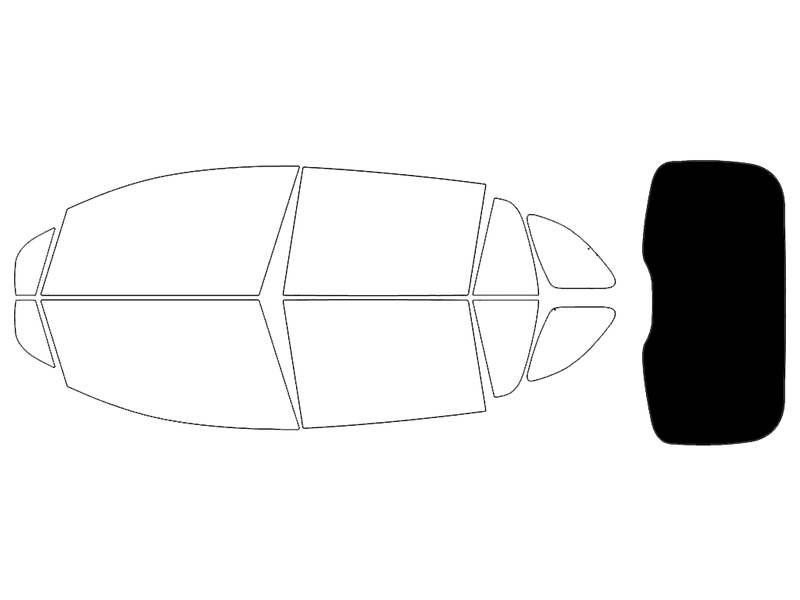 Rvinyl™ Mercedes-Benz EQS 2023-2026 Carbon Ceramic Precut Window Tint (SUV)