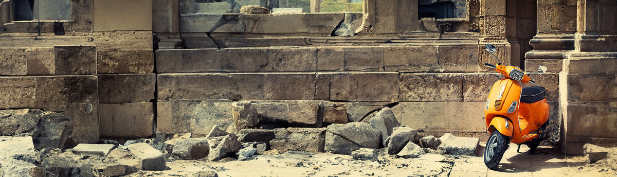 Orange Scooter Wraps