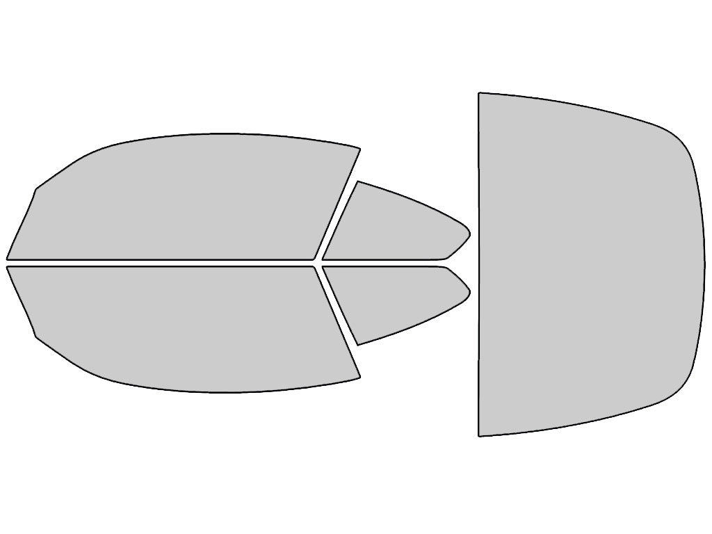 Avery Dennison Porsche 911 2002-2005 Targa NR Nano Ceramic IR Precut Window Tint Kit