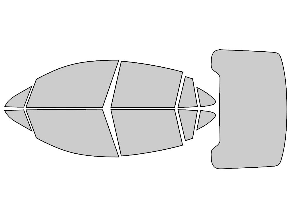 Avery Dennison Porsche Panamera 2017-2024 NR Pro Precut Window Tint Kit