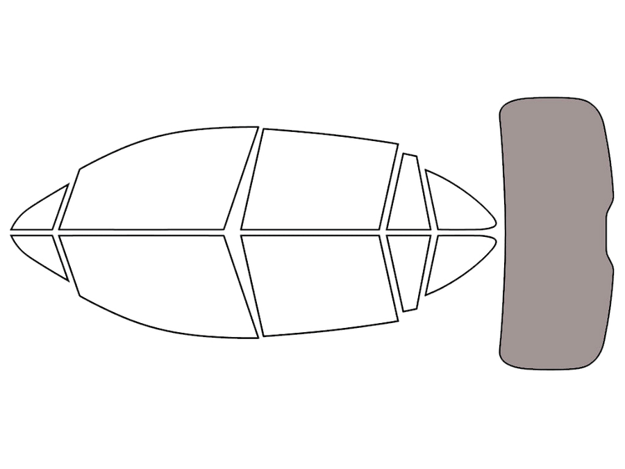Rear Windshield - 50%
