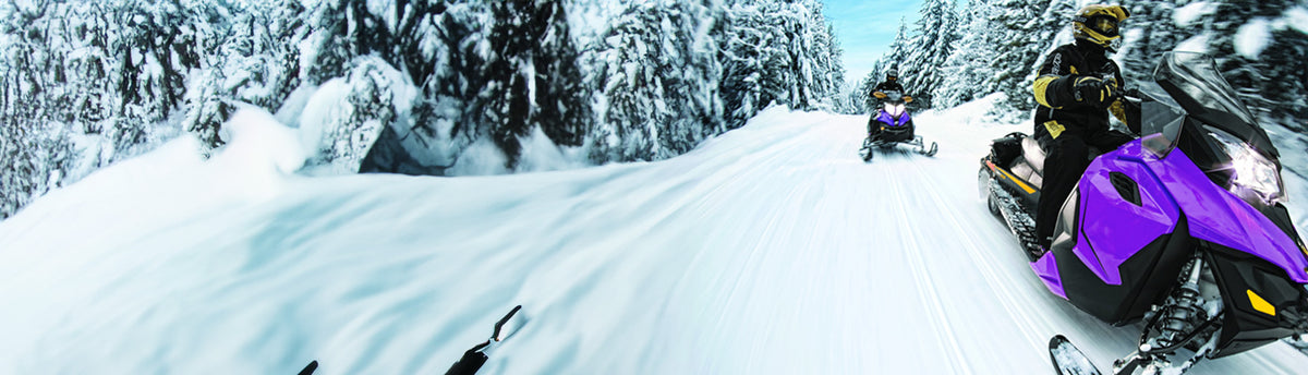 Purple Snowmobile Wraps