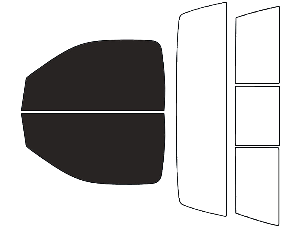 Rvinyl™ Ram 1500 2014-2018 Precut Window Tint (2 Door Regular Cab)