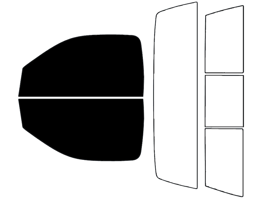 Rvinyl™ Ram 2500 2019-2025 Precut Window Tint (2 Door Regular Cab)