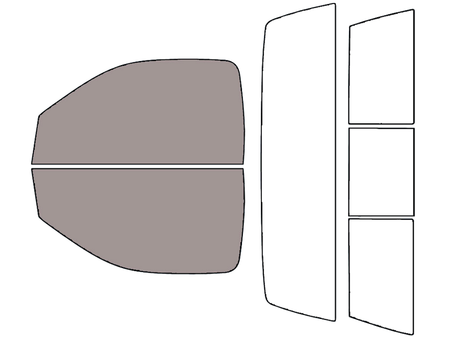 Rvinyl™ Ram 3500 2019-2026 Precut Window Tint (2 Door Regular Cab)