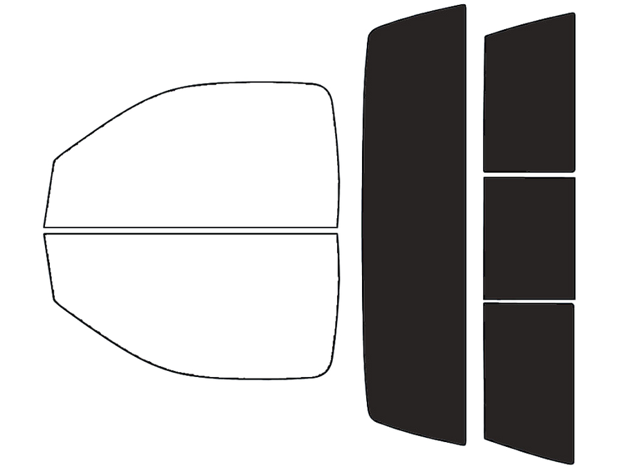Rvinyl™ Ram 1500 2014-2018 Precut Window Tint (2 Door Regular Cab)