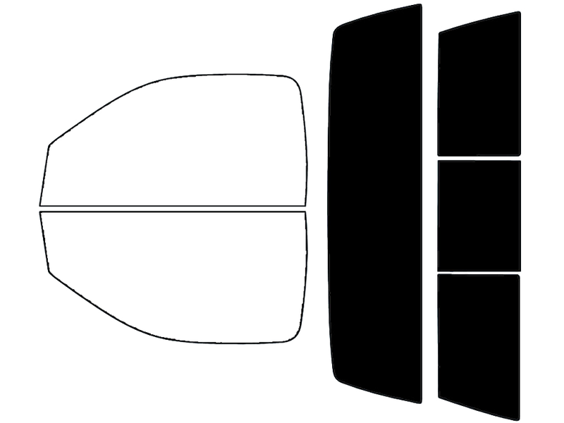 Rvinyl™ Ram 3500 2019-2026 Precut Window Tint (2 Door Regular Cab)