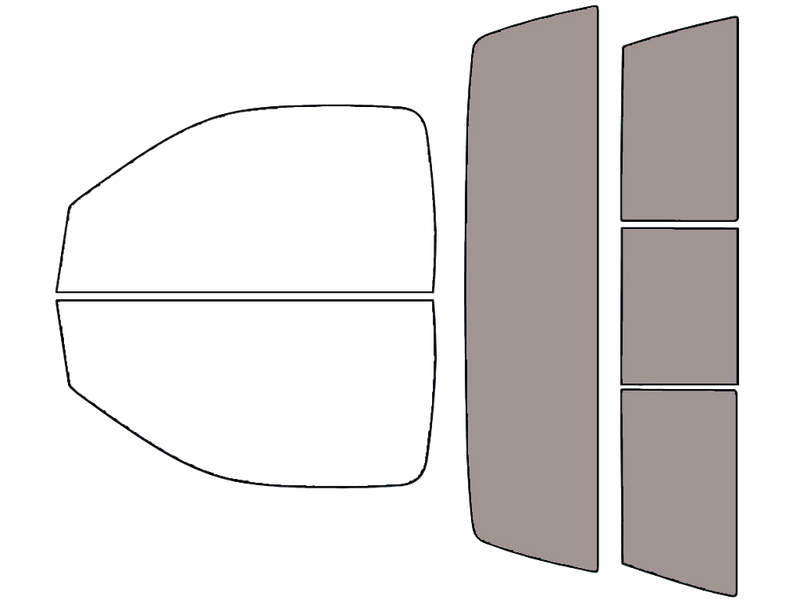 Rvinyl™ Ram 3500 2019-2026 Precut Window Tint (2 Door Regular Cab)