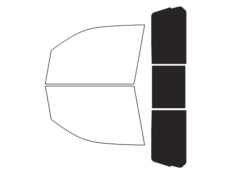 Rvinyl™ Truck Precut Carbon Ceramic Window Tint - Rear Windshield