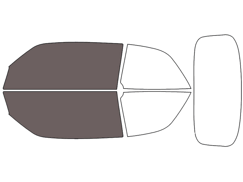 Avery Dennison™ Saab 9-3 1999-2003 HP Pro Precut Window Tint (Convertible)