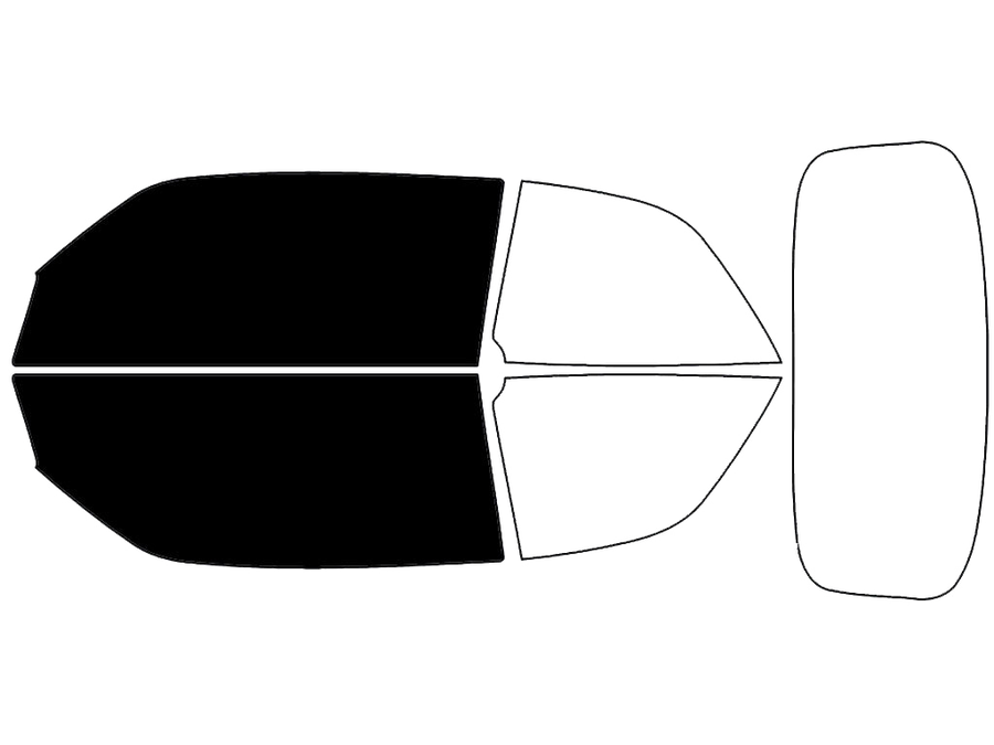 Avery Dennison™ Saab 9-3 1999-2003 HP Pro Precut Window Tint (Convertible)