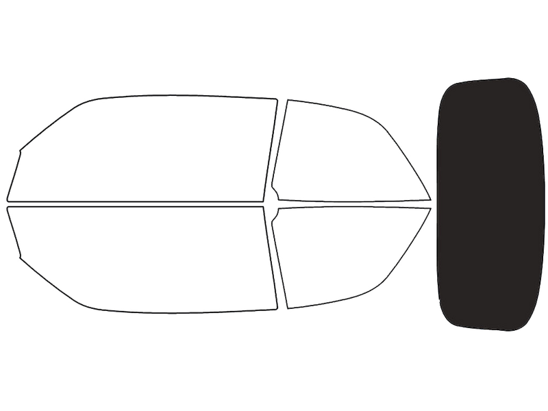 Avery Dennison™ Saab 9-3 1999-2003 HP Pro Precut Window Tint (Convertible)