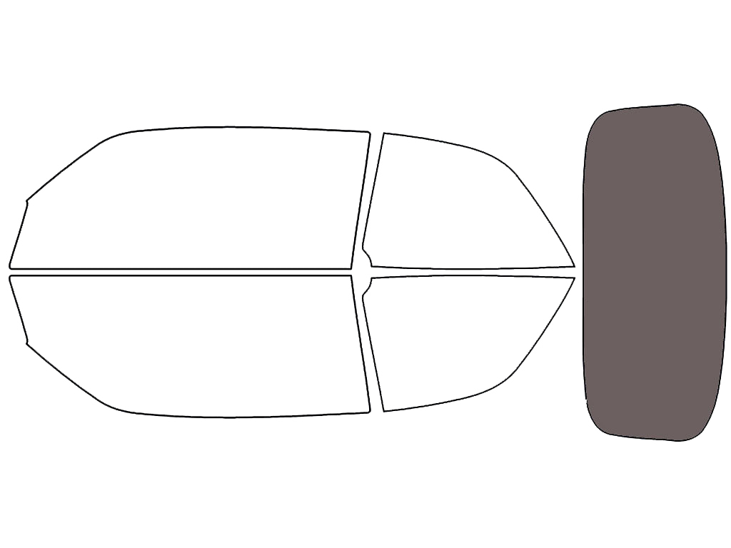 Avery Dennison™ Saab 9-3 1999-2003 HP Pro Precut Window Tint (Convertible)
