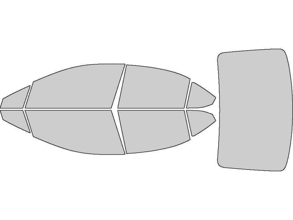 Avery Dennison Subaru WRX 2022-2024 Sedan HP Pro Precut Window Tint Kit