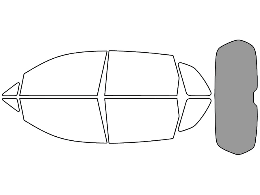 Rear Windshield - 50%