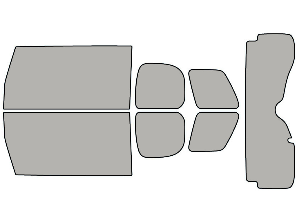 Toyota FJ Cruiser 2007-2014 Window Tint