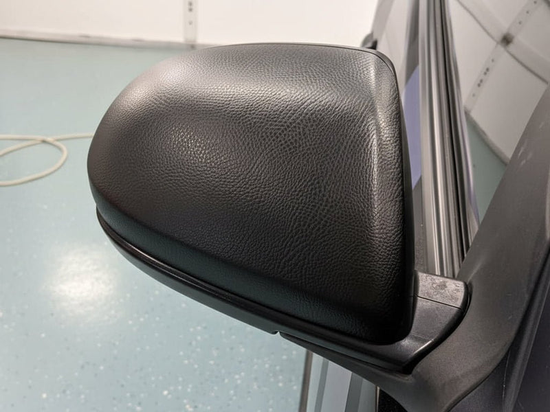 DIY Mercedes-Benz G-Class wrapped in None HX30000 Black Fine Grain Leather car wrap film HX30PG889B