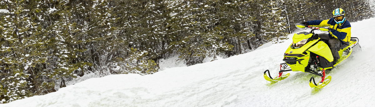 Yellow Snowmobile Wraps