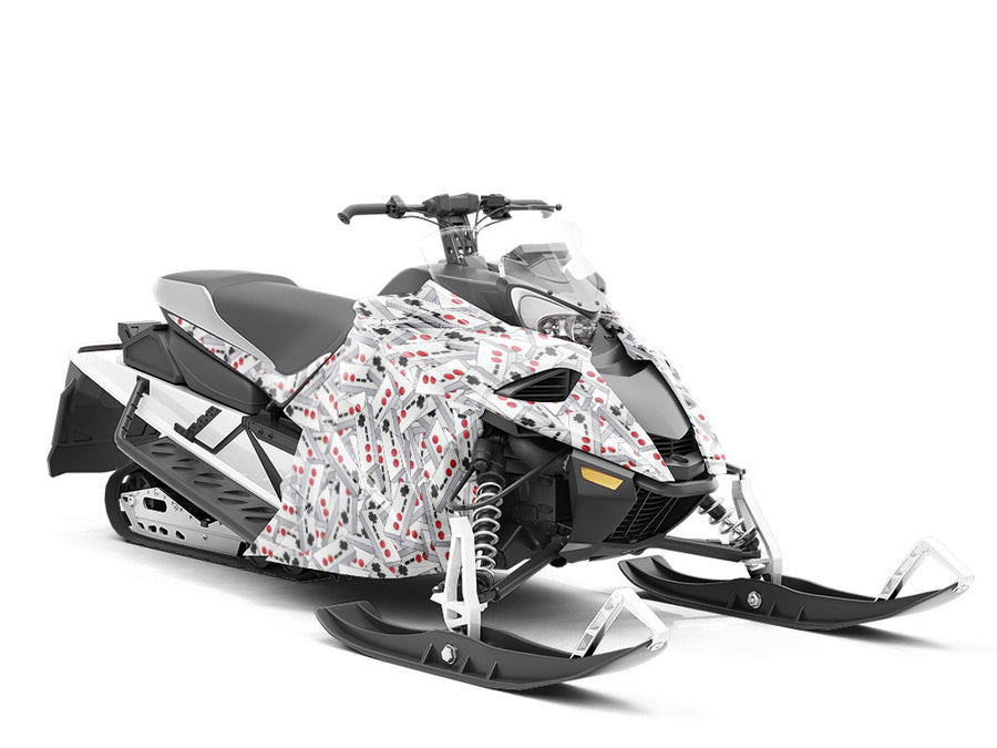 A-B Start Gaming Custom Wrapped Snowmobile