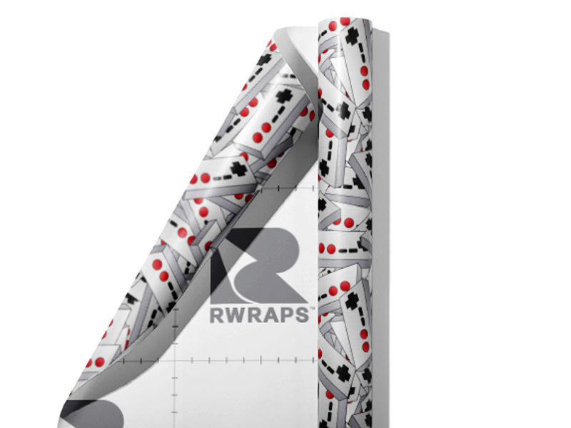 A-B Start Gaming Wrap Film Sheets~Rwraps Series 914 A-B Start Gaming Scrolled Sheet~3
