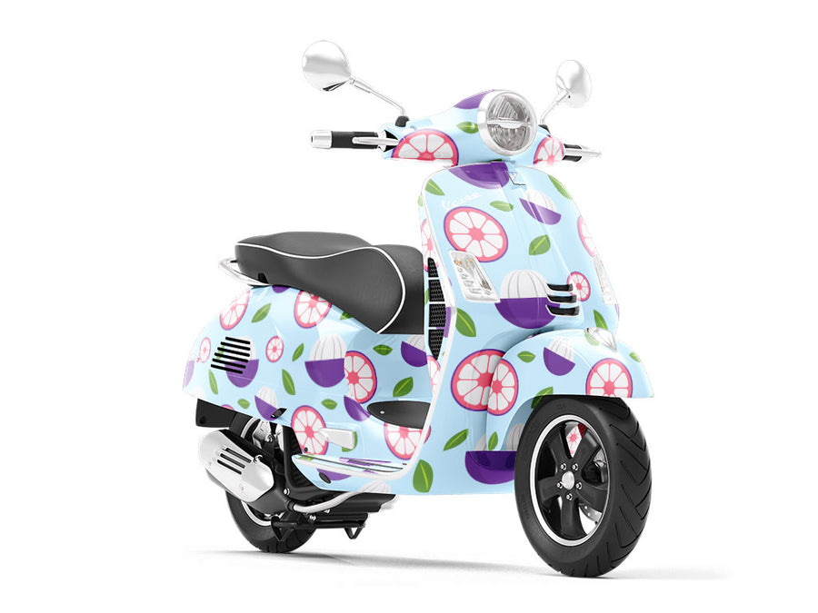 A Button Fruit Vespa Scooter Wrap Film