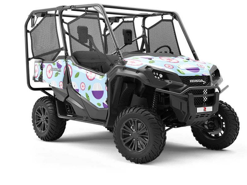 A Button Fruit Utility Vehicle Vinyl Wrap