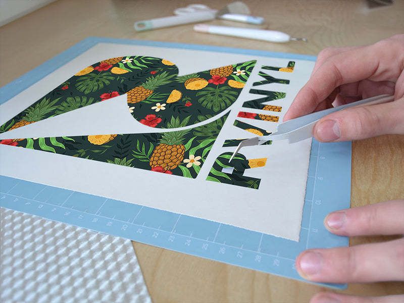abacaxi slices fruit Easy Weed Craft Vinyl