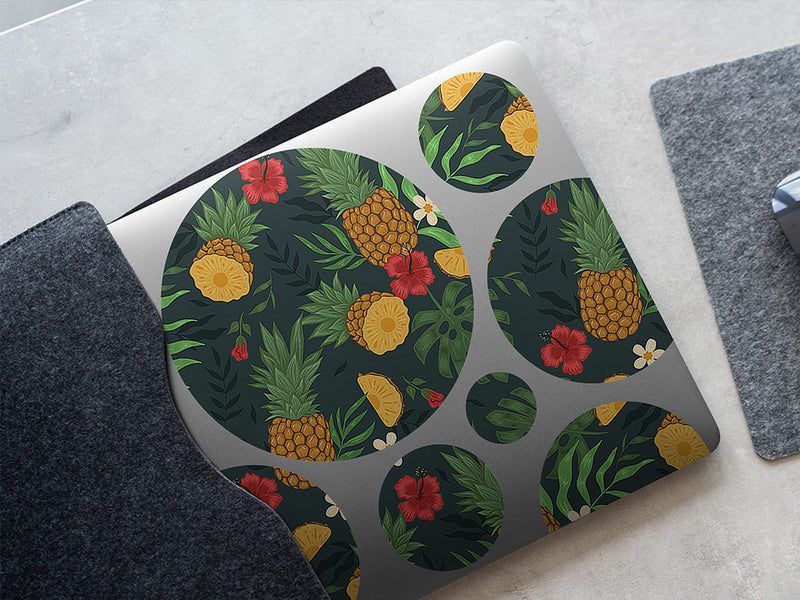 abacaxi slices fruit DIY Laptop Stickers