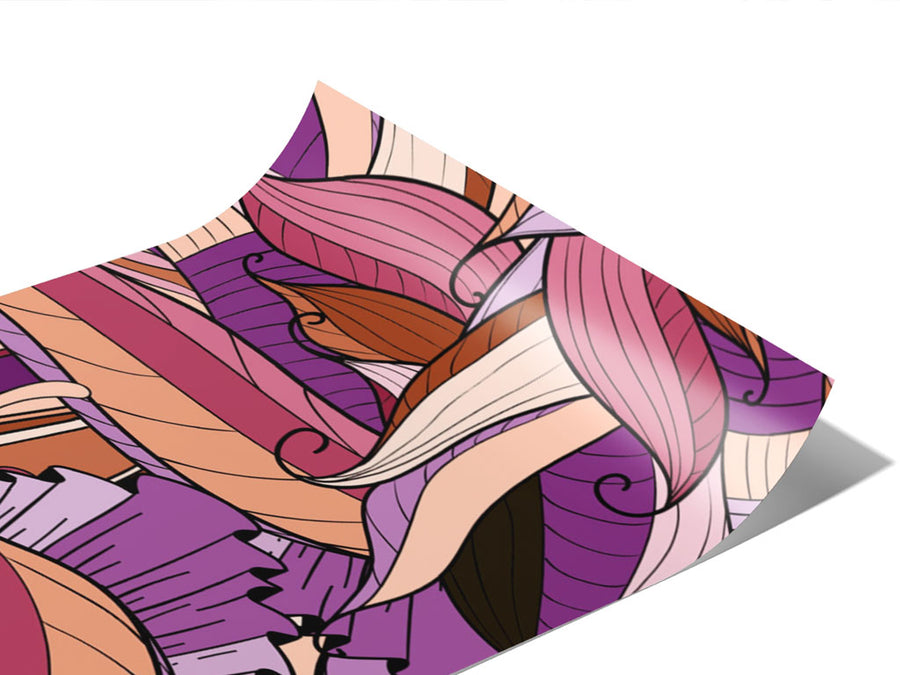 Abandoned Love Floral Vinyl Wraps~Rwraps Series 914 Digitally Printed Vinyl Wrap~0