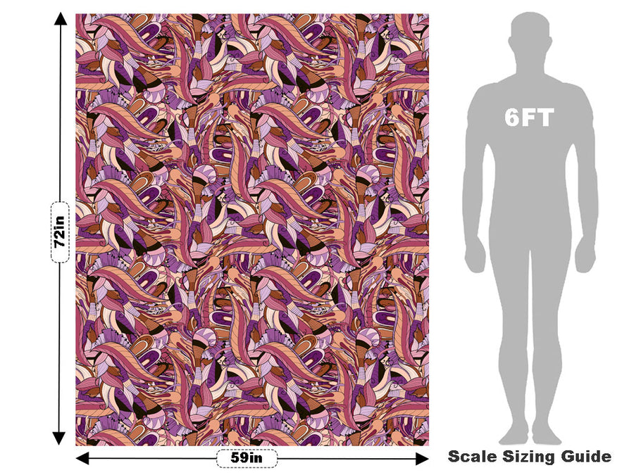 Abandoned Love Floral Vehicle Wrap Scale~Rwraps Series 914 Abandoned Love Floral Measurements~1