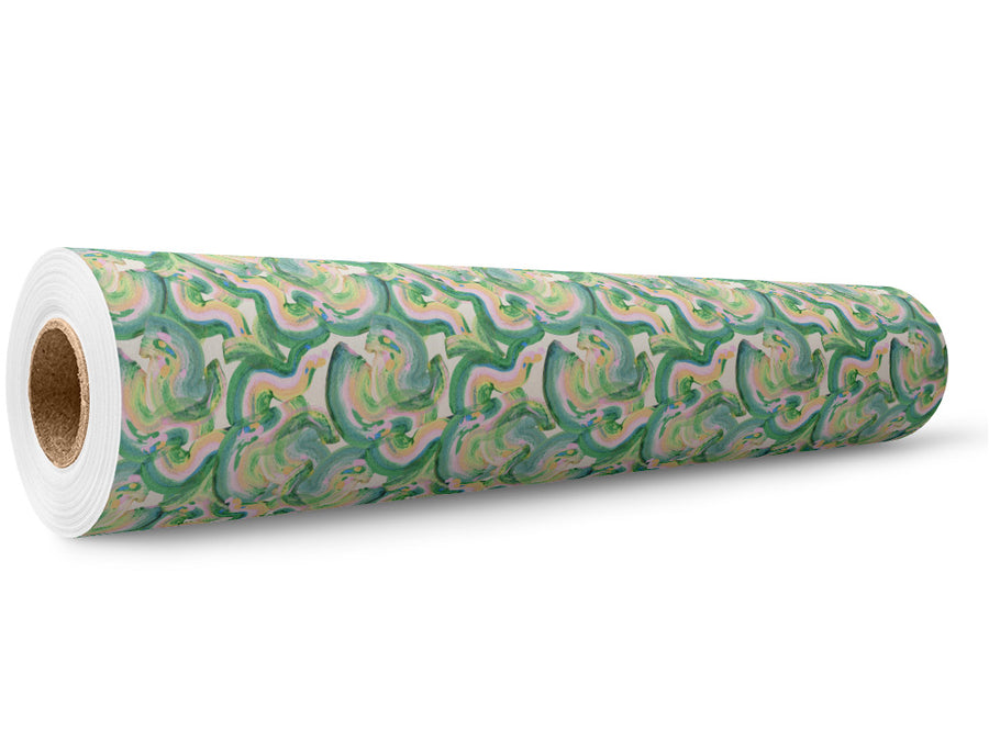 Absinthe Abstract Wrap Film Wholesale Roll~Rwraps Series 914 Digitally Printed Vinyl Roll~5