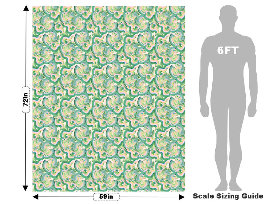 Absinthe Abstract Vehicle Wrap Scale~Rwraps Series 914 Absinthe Abstract Measurements~1