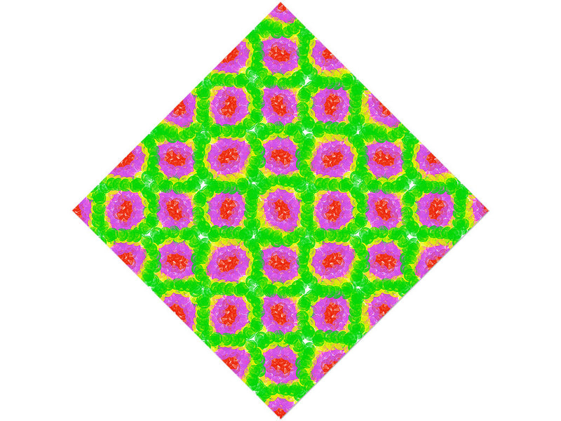 Abstract Floral Tie Dye Vinyl Wrap Pattern