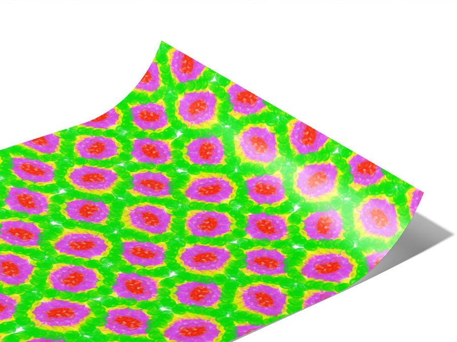 Abstract Floral Tie Dye Vinyl Wraps~Rwraps Series 914 Digitally Printed Vinyl Wrap~0