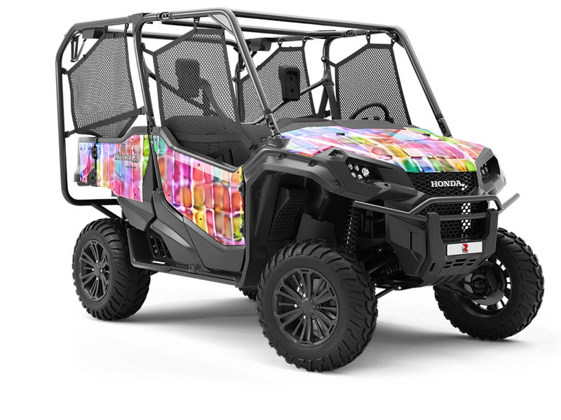 Abstract Brick Utility Vehicle Vinyl Wrap