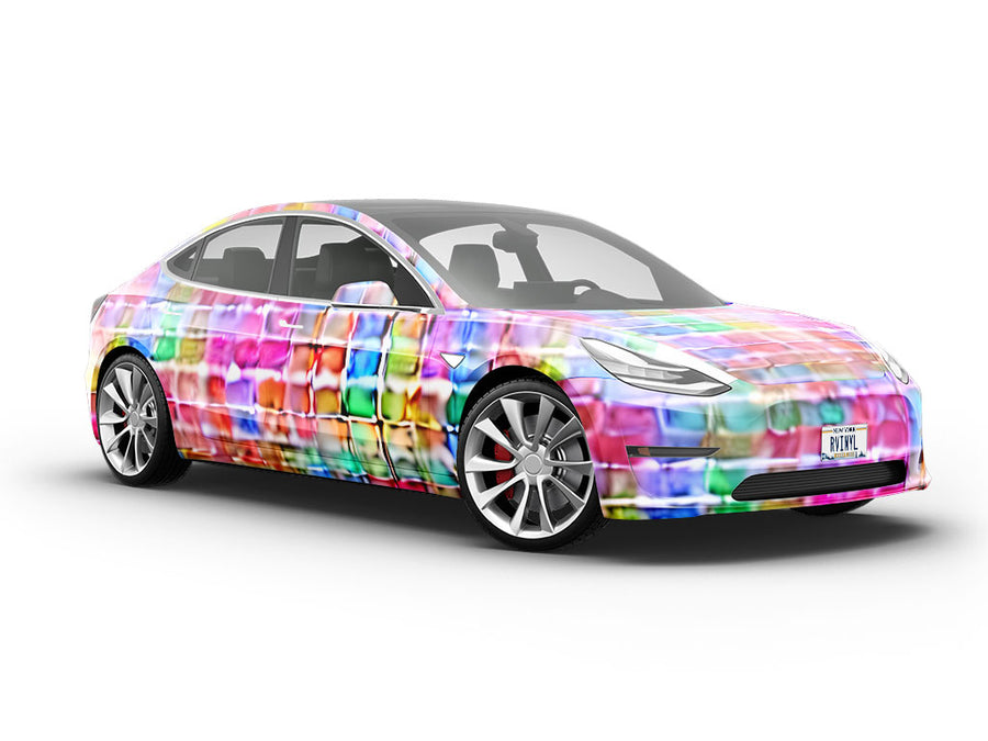 Abstract Brick Vehicle Vinyl Wrap