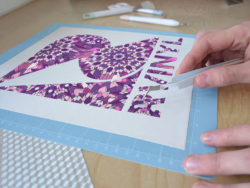 acca laurentia floral Easy Weed Craft Vinyl