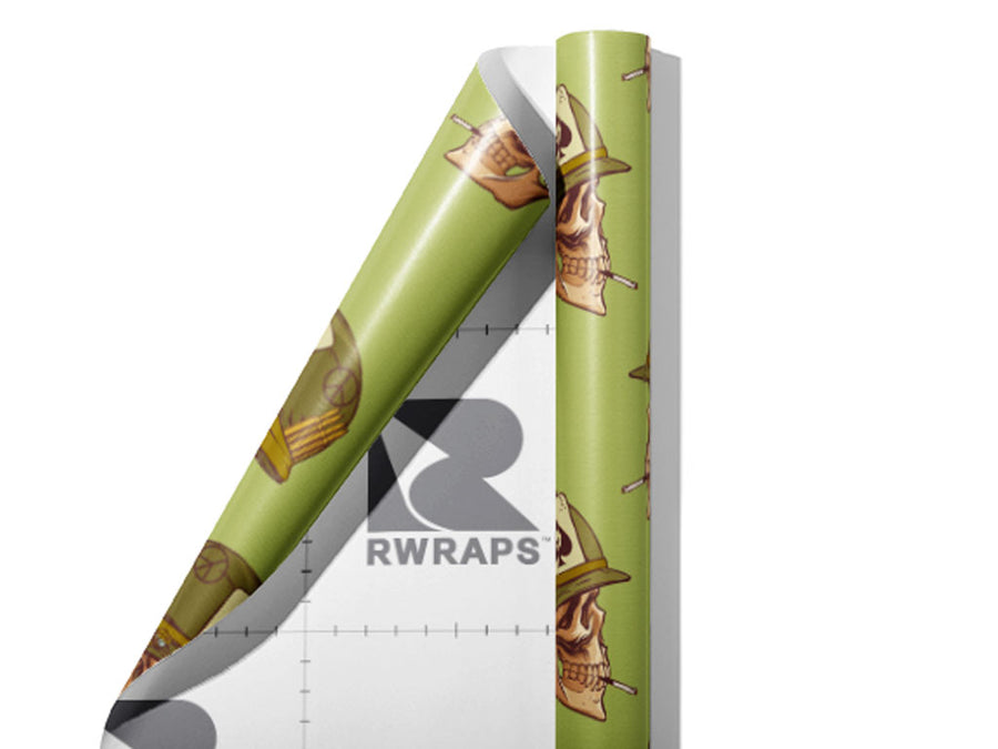 Aces High Americana Wrap Film Sheets~Rwraps Series 914 Aces High Americana Scrolled Sheet~4