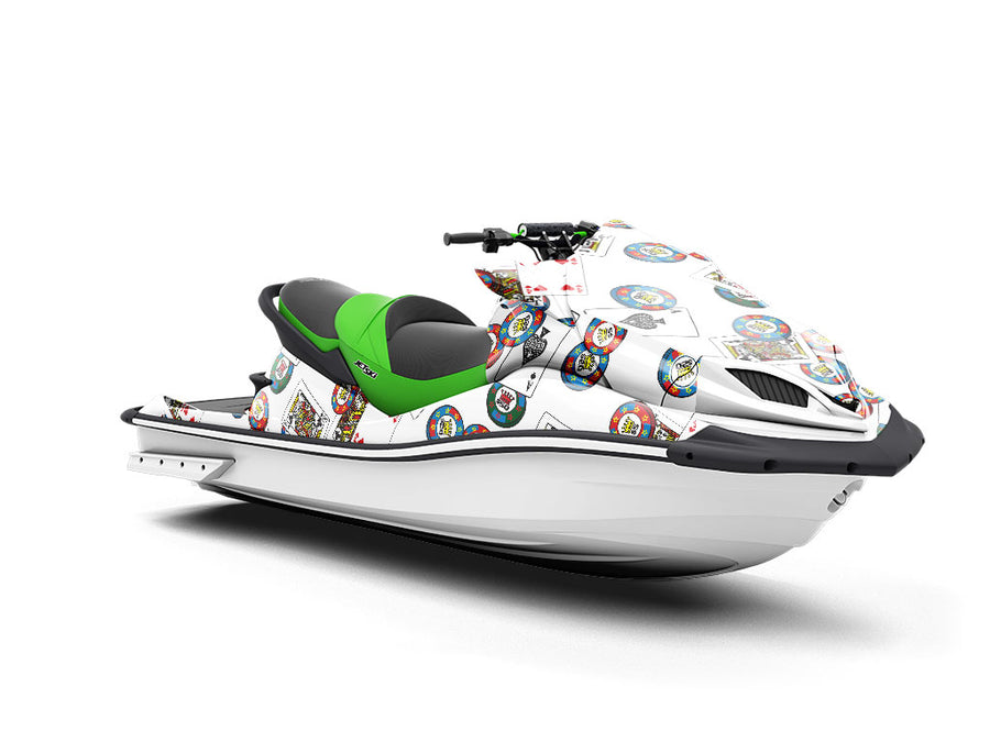 Aces Wild Americana Jet Ski Vinyl Customized Wrap