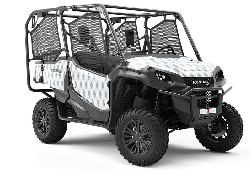 Achromatic Argyle Utility Vehicle Vinyl Wrap