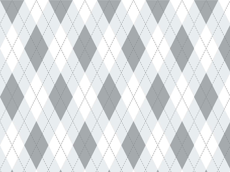 Achromatic Argyle Vinyl Wrap Pattern~Rwraps Series 914 Digitally Printed Vinyl Wrap~0