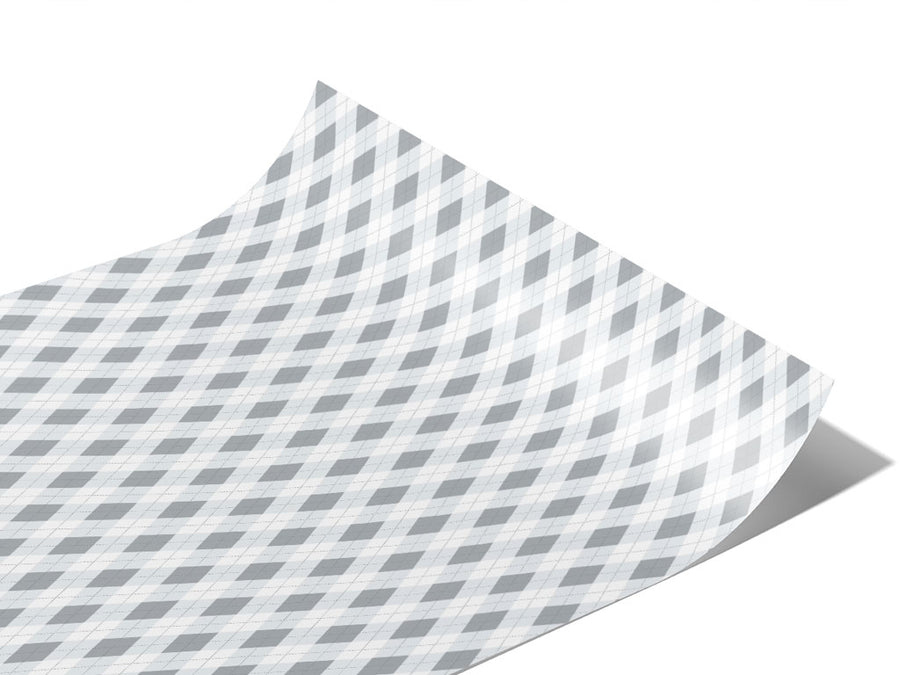 Achromatic Argyle Vinyl Wraps~Rwraps Series 914 Digitally Printed Vinyl Wrap~0