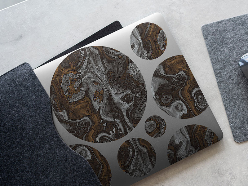 acid pour epoxy resin DIY Laptop Stickers