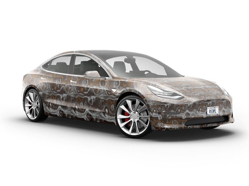 Acid Pour Epoxy-Resin Vehicle Vinyl Wrap
