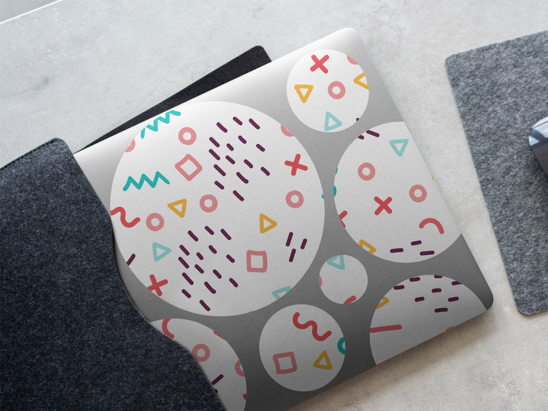 acting rehearsal abstract geometric DIY Laptop Stickers
